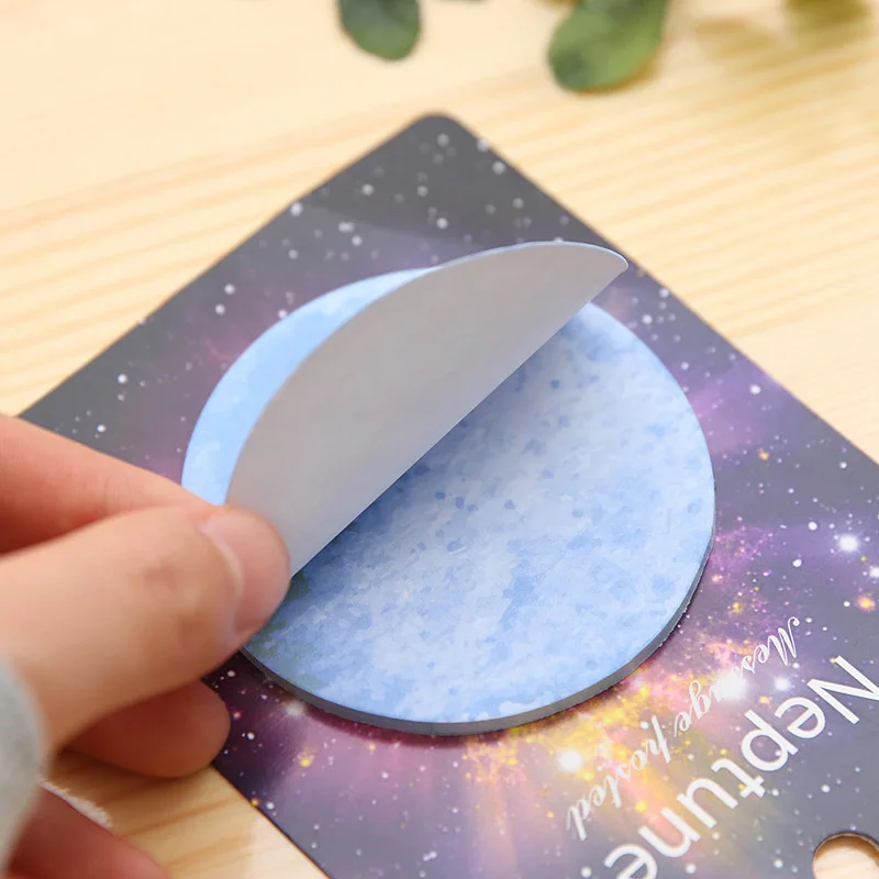 4 шт./лот Planet Sticky Notes Earth Memo Notebook канцелярские принадлежности Papelaria Escolar школьные