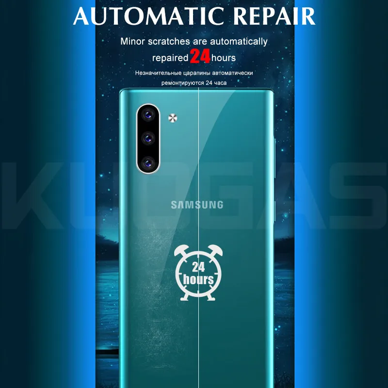 3-1 шт 100D задняя Гидрогелевая пленка для samsung Galaxy A10 A20 A30 A40 A50 samsung A60 A70 A80 A90 задняя крышка Защитная пленка для телефона