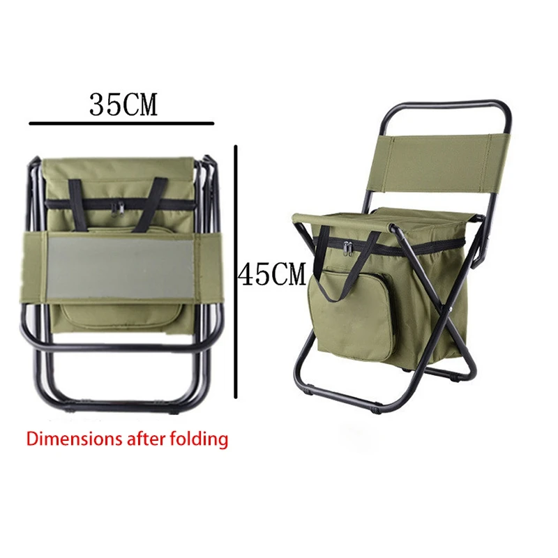 Многофункциональный уличный складной стул портативный ледяной мешок табурет с изоляционной сумкой рыболовный стул пляжный стул легкий табурет
