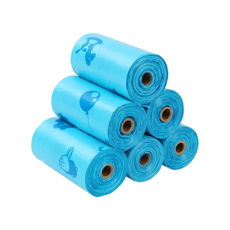 8Rolls120pcs сумка для собак домашних животных мешки мусора переноска биоразлагаемые