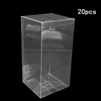 

20 Pcs PVC Clear 1: 64 Model Car Toy Display Box Dustproof Exhibition Holder Y4UD