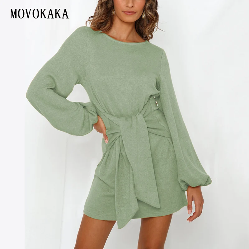 

Newest Autumn Winter Dress Sexy Dress Women Vestido Dresses Elegant Dresses Women Ruffle Vestido Party Dress Long Sleeve Dresses