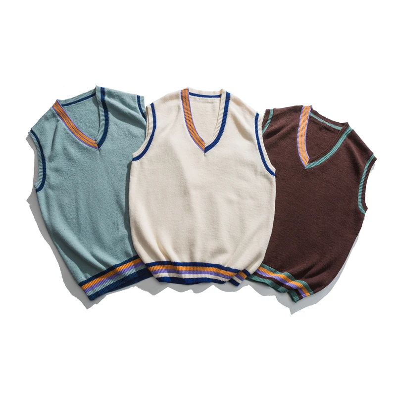 

21/Winter Men's Korean Simple Sweater Vest Men