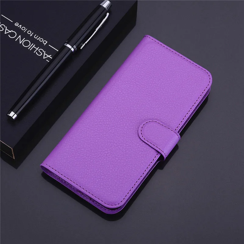 Purple Чехол-портмоне из кожи с откидной Чехол для телефона для Samsung Galaxy S6 Edge GS6 S 6 S6edge GalaxyS6 SM G925F G920i G920F SM-G925F SM-G920F крышка - Цвет: Purple