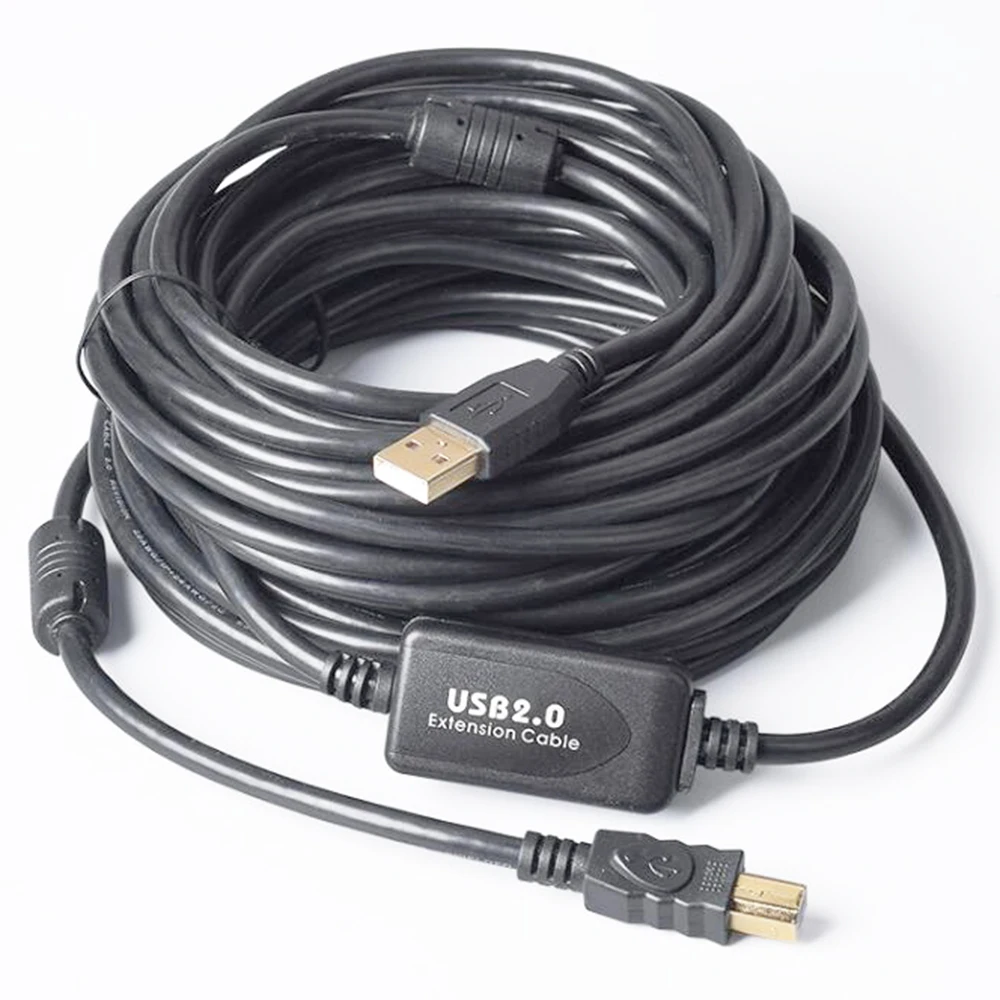 Высокоскоростной Удлинительный USB-кабель 2 0 длина 5 м 10 12 15 20 25 30 кабель для