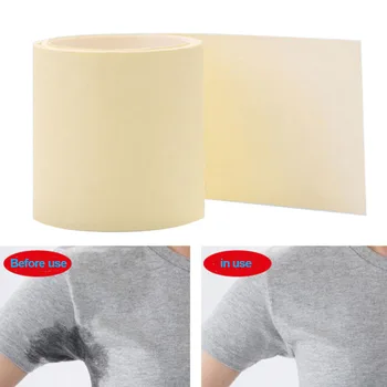 

1 Roll Underarm Disposable Easy Use Prevent Sweat Soft Unisex Summer Transparent Pads Daily Ultra Thin Antiperspirant Patches