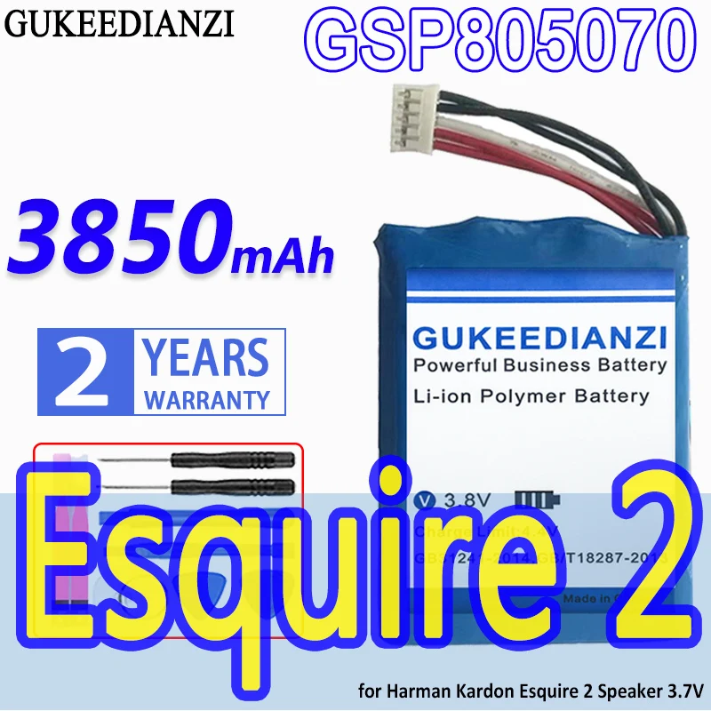 Аккумулятор GUKEEDIANZI высокой емкости 3850 мАч GSP805070 Для Harman Kardon dodge re 2 динамик 3 7 в