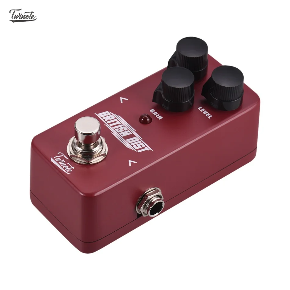 Twinote BRITISH DIST Эффекты электрогитары педаль мини эффект Overdrive/искажения/классический/Fuzz/усилитель Booster/Boogie Dist/BBD задержки гитары аксессуары - Цвет: Twinote BRITISH DIST