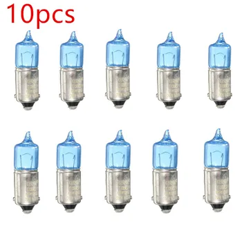 

10pcs/lot 6W BAX9S H6W Super White 5000K Auto Sidelight Bulbs Turn Signal Lamp Bulbs Auto Light Source DC12V