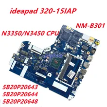 Placa base para portátil Lenovo ideapad 320 15IAP, NM B301 con CPU N3350/N3450 FRU:5B20P20643 5B20P20644 5B20P20648