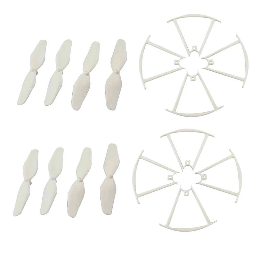 16pcs Quadcopter Propellers & Blade Protectors for SYMA X20 X20W Spare Parts
