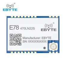Asr6501 lora lorawan 433mhz módulo de nó soc ebyte baixo consumo de energia 7km de longa distância módulo transceptor rf lora ebyte iot