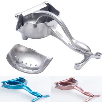 

Manual juicer lemon squeezer kitchen fruit tool portable blender aluminum alloy lemon squeezer juicer pressed lemon easy juice