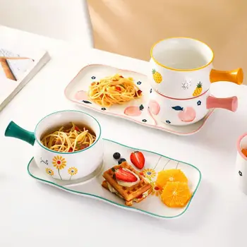 

Ceramic Dinner Set Creative Fruit Cute Plate Dish Plate Household Breakfast Plate Household Tableware