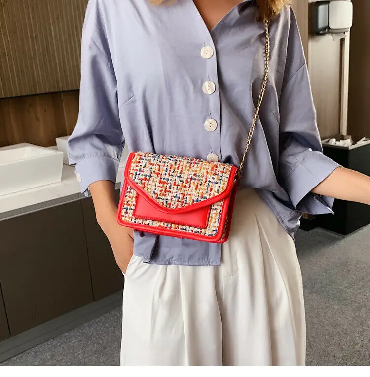 Сумки через плечо для женщин кожаные сумки Модные женские Наплечная Сумка на цепочке Портативная сумка Tote дамская сумка-мессенджер