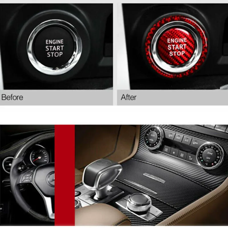 Для Subaru BRZ 2013- крышка кнопки двигателя ABS пластик водонепроницаемый солнцезащитный крем