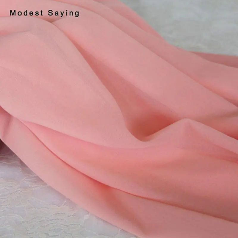 100D шарф шифон ткань мягкая Жоржетта ткань для свадебной вечеринки платья внутренний материал для ручной работы DIY 3 ярдов/партия 1,5 м ширина