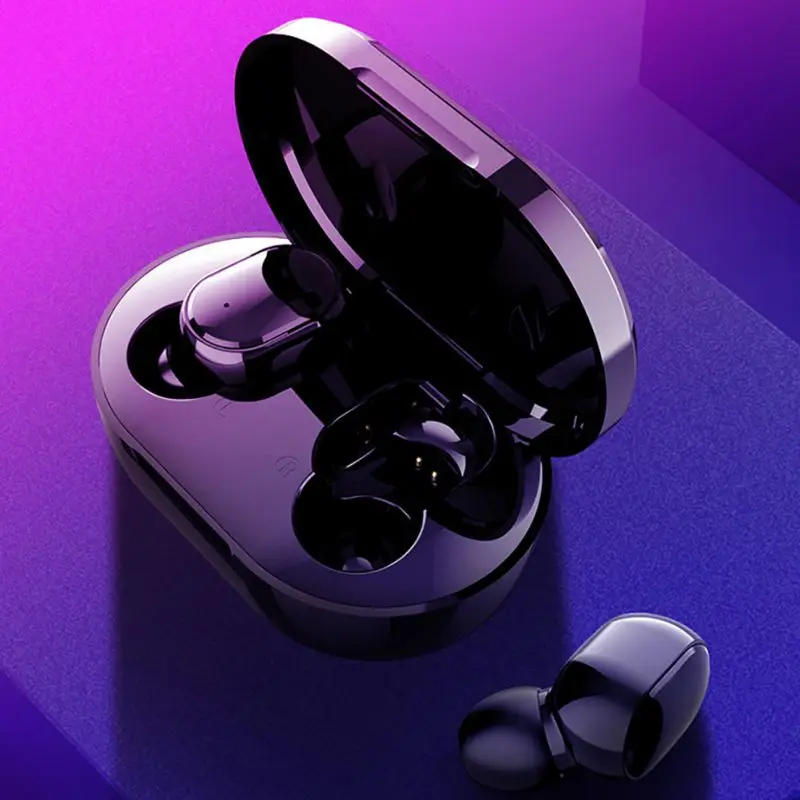 Наушники-вкладыши для Bluetooth, двойные мини-наушники, портативные type-C 3,0, быстрая зарядка, беспроводная TWS, гарнитура, аксессуары