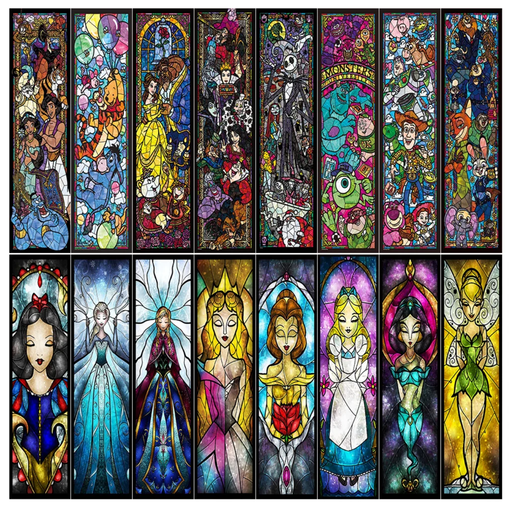 Stained Glass Diamond Painting | Disney Princess Diamond Mosaic - Disney  Diamond - Aliexpress