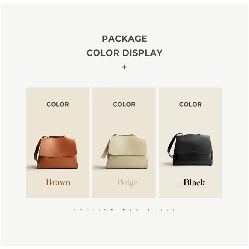 FELIX & FELICIA Fashion High Quality Shoulder Handbags Women Genuine Leather Crossbody Ladies Casual Retro Design Tote Flap Bag