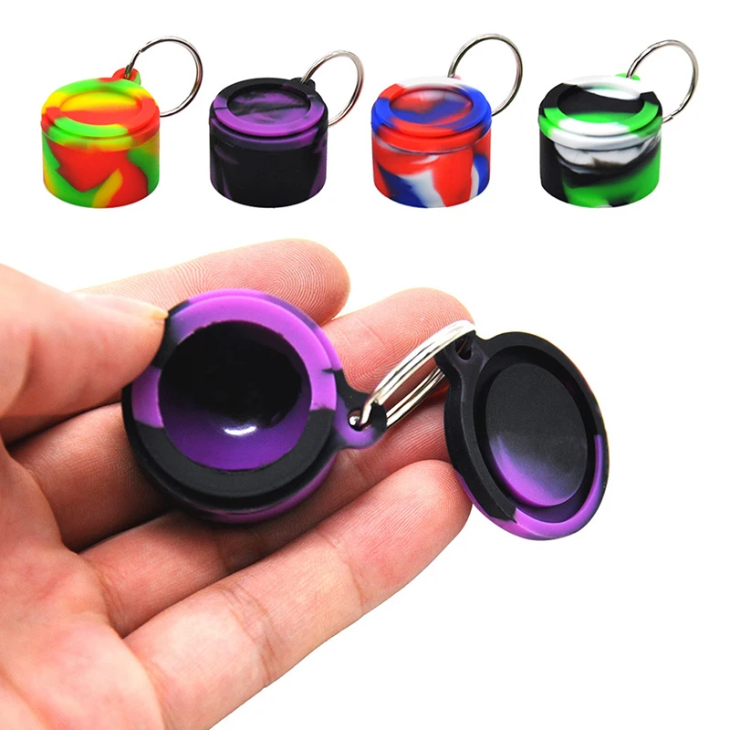 1pc 6ml Silicone Container Big Silicone Jar For Oil Wax Jar Dab Cream Easy To Hold And Carry 3.2 X 2.3cm