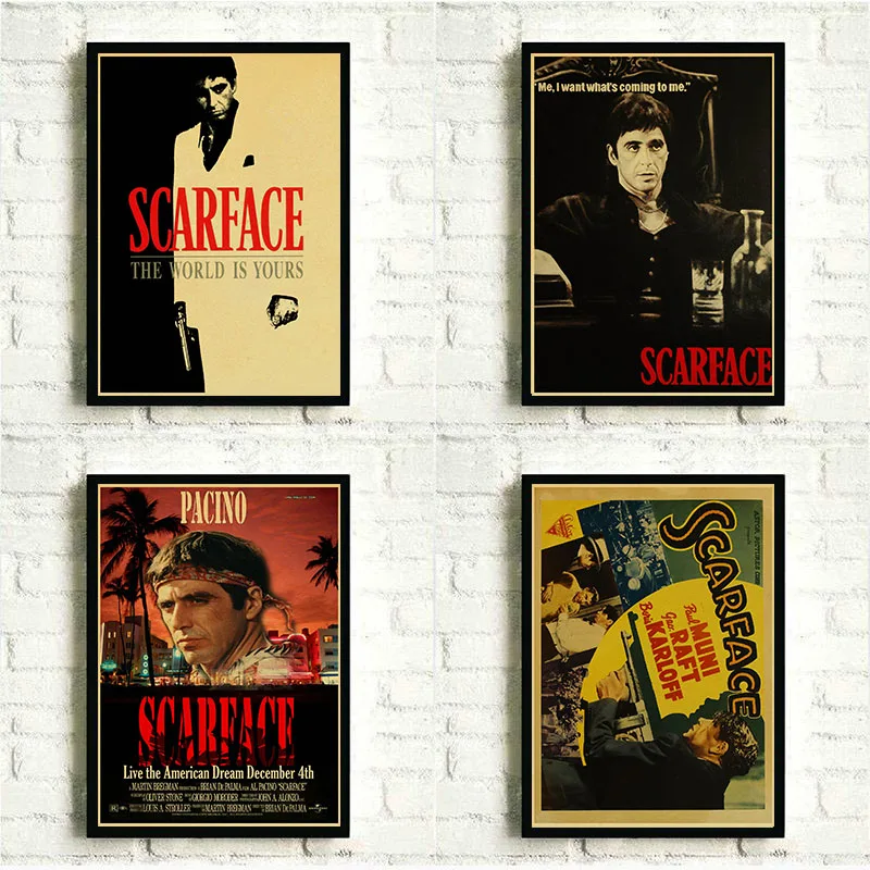 

Retro Movie Posters Wall Poster Painting Vintage Kraft Paper Print for Home Bar Cafe Wall DIY Art Decorative