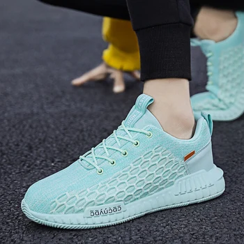 

2020 New Trend Sports Men Shoes White Gray Running Shoes For Male Designer Athletic Sneakers Men Breathable Training Shoes Mens