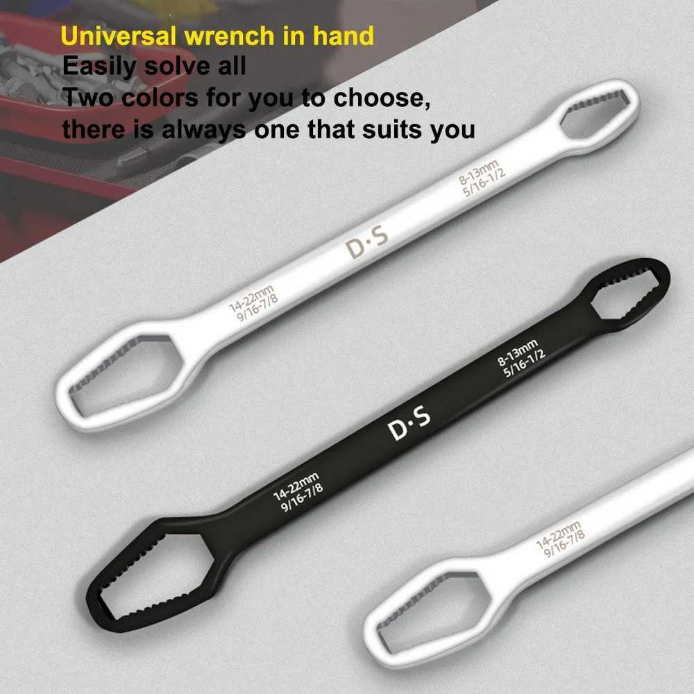 Universal Torx Wrench Double-head Self-tightening Adjustable Wrench 8-22mmNEUSAL