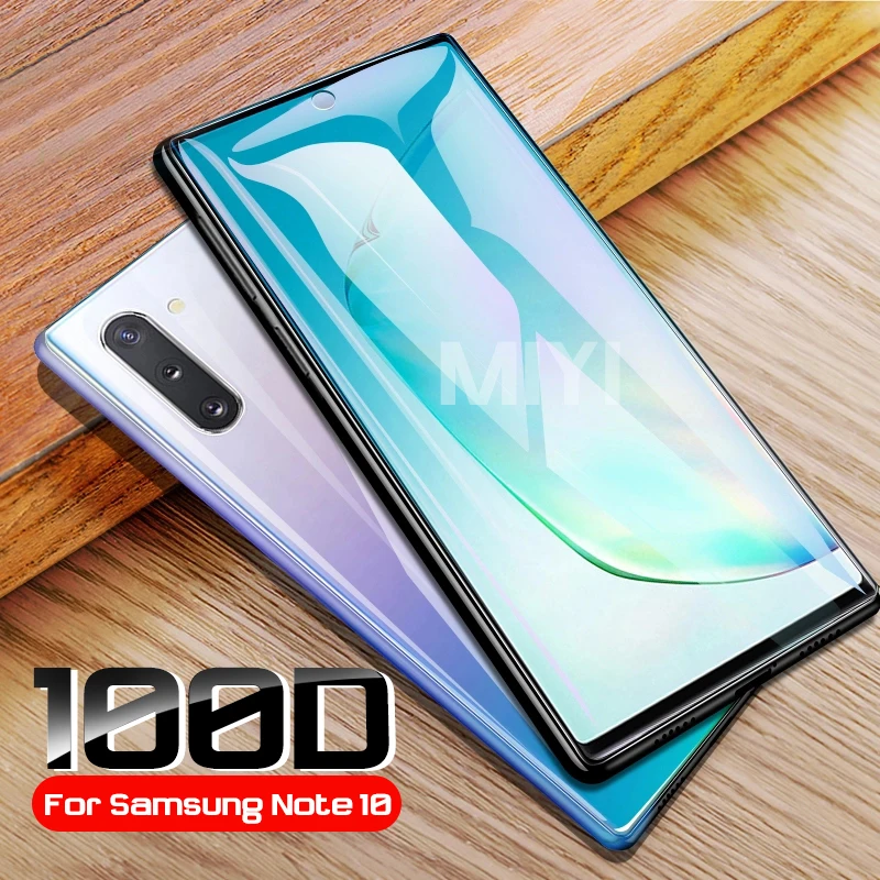 

100D Tempered Glass Screen Protector For Samsung Note 10 Pro Note10+ Note10 Pro S10 Plus 5G S10E S10Plus S10+ S 10 10S Glas Film