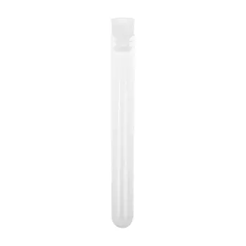 

50 Pieces Clear Plastic Test Tubes 12 by 100 mm with Push Caps H3CA