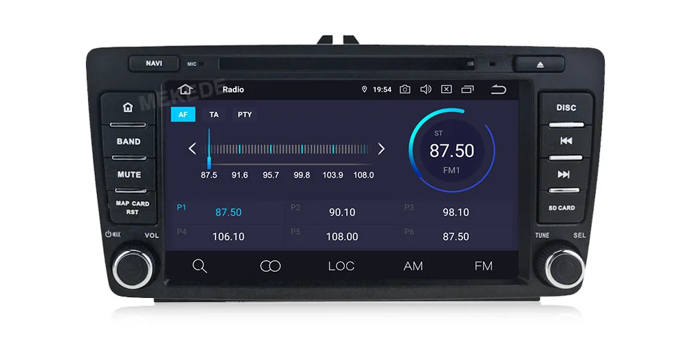 Discount MEKEDE PX5 4+64G  android 9.0 car dvd gps navigation player For SKODA Octavia 2009-2013 car radio Multimedia stereo 8 core 12