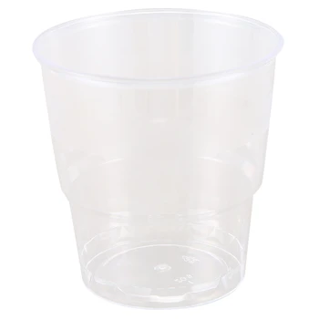 

100 Clear Hard Plastic Cups , Fancy Disposable Heavy DutyTumblers