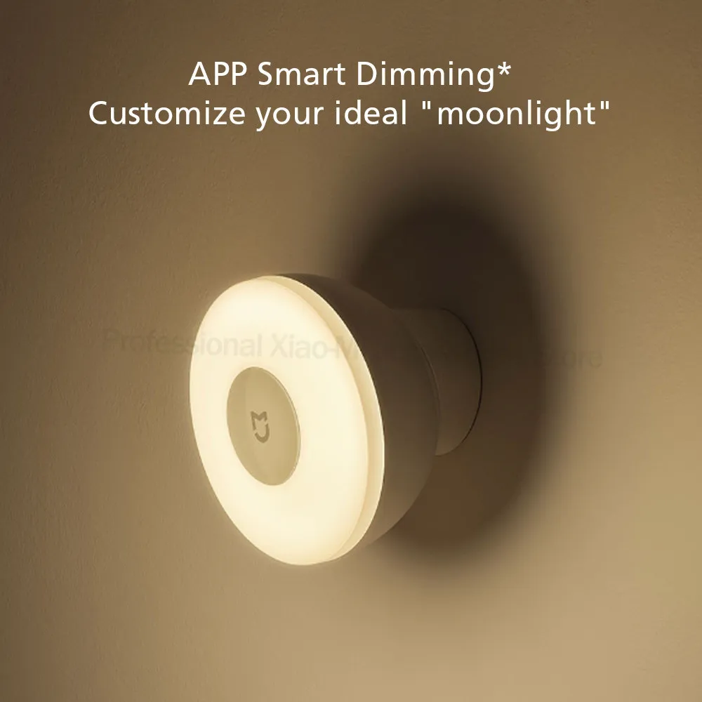 Xiaomi Mijia светодиодный индукционный Ночной свет 2 версия Bluetooth 360 ° регулируемая