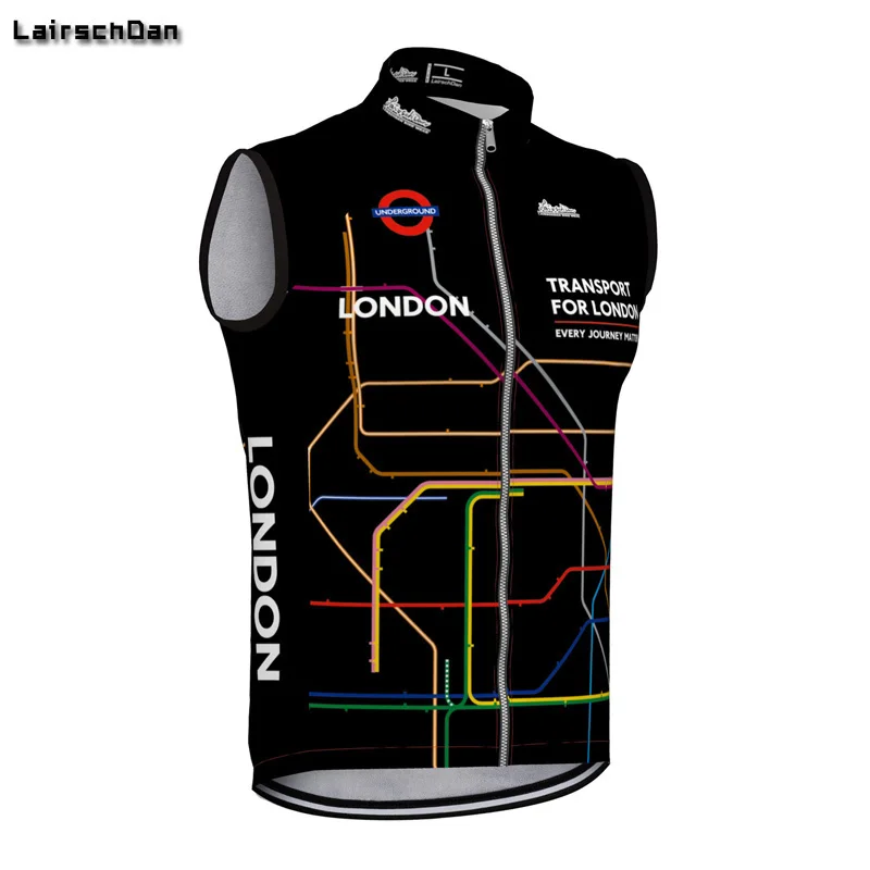2019-LairschDan-London-subway-theme-black-cycling-vest-breathable-sleeveless-jacket-for-men