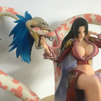 

One Piece Portrait Of Pirates Neo Maximum Boa Hancock With Snake 15th Anniversary Sexy PVC Anime Action Figure Model Toys 21CM