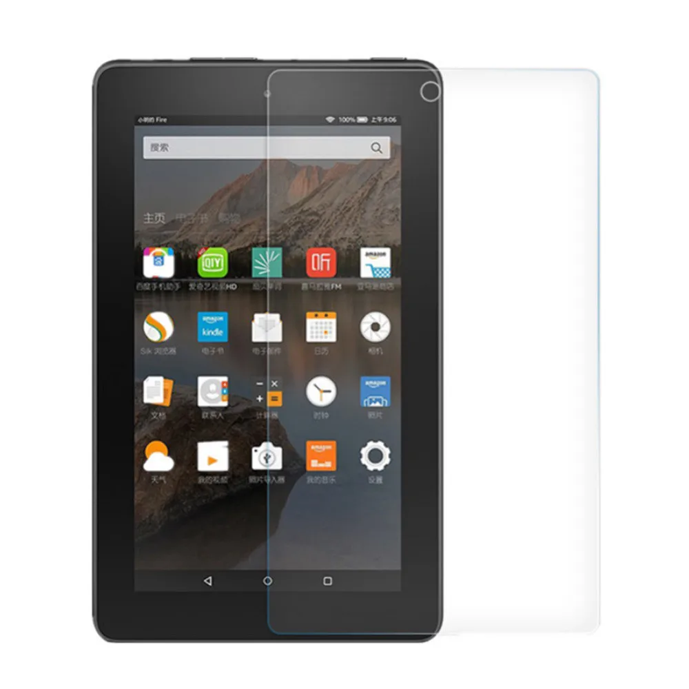 Ультратонкое закаленное стекло 9H для защиты экрана Kindle Fire HD 10 2019/2017 дюймов
