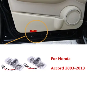 

2Pcs Shadow Light Welcome Lamp Logo Laser Projector Car LED Door Warning Light For Honda Accord 2003-2013 for Crosstour 2010-