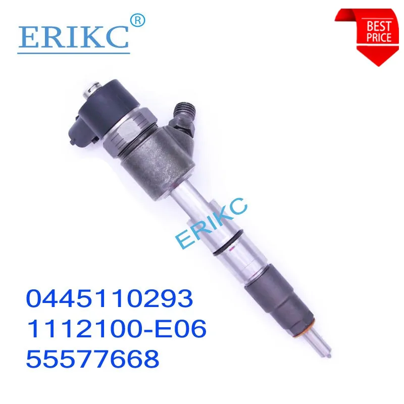 ERIKC 0 445 110 293 оригинальный инжектор CR 0445110293 топливные инжекторы OEM 1112100 E06 для Great Wall