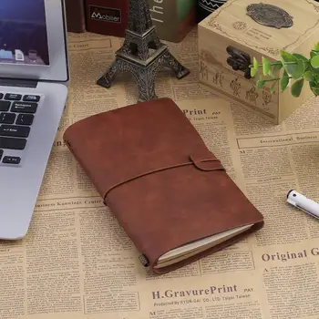 

Portable Students School Writing Notebook Travel Diary Outdoor Journal Planner Agenda DIY Birthday Gift