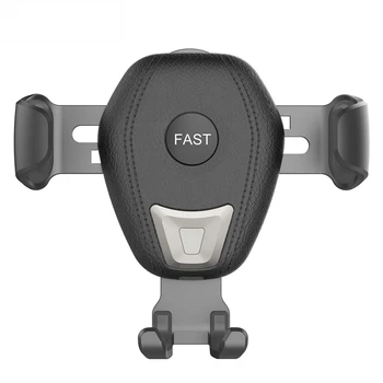 

Car Qi Wireless Charger For Iphone Xs Max X 8 Xr 10W Quick Charge Fast Wireless Car Phone Holder For Samsung S8 S9
