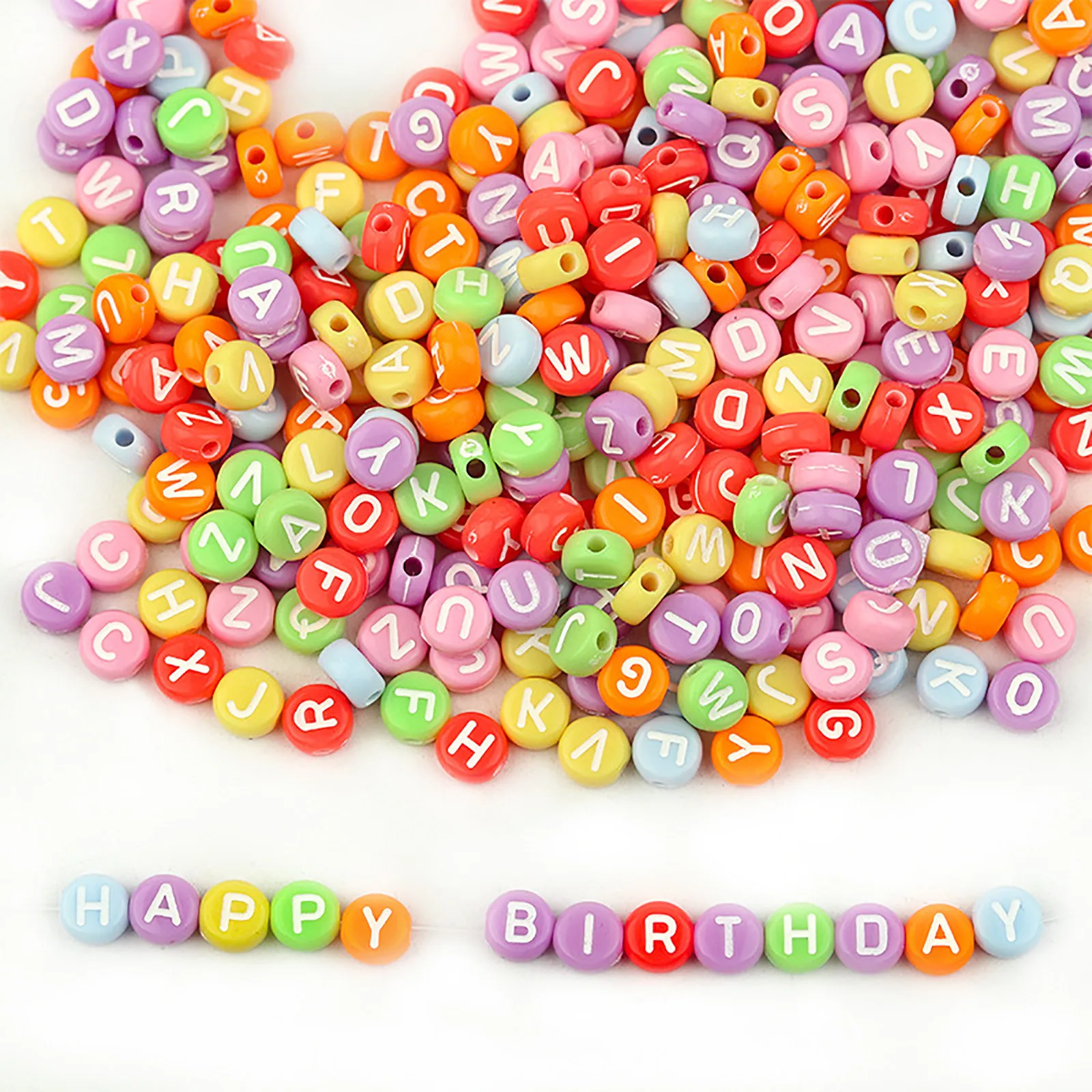 100 шт. бусины в виде смешанных букв для планшетов | Дом и сад