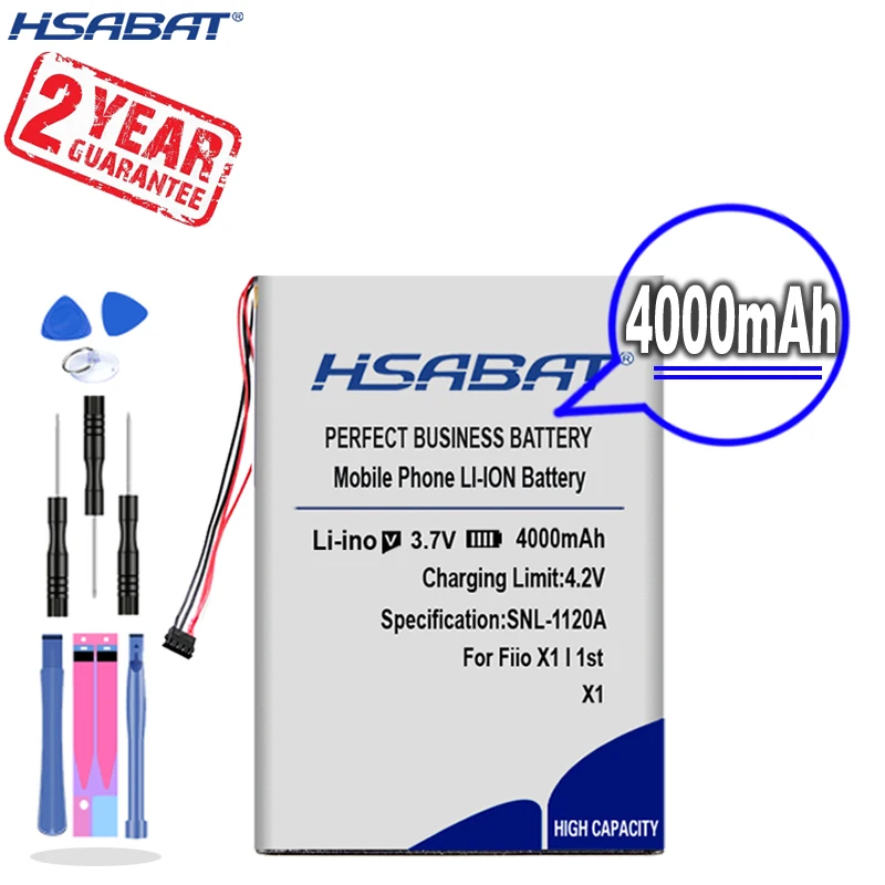 Новое поступление [HSABAT] 4000 мАч Сменный аккумулятор для проигрывателя первого