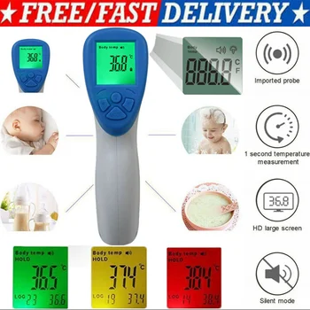 

Baby Adult Infrared Forehead Thermometer IR Non-Contact Digital Body Temperature Thermometer Gun Accurate Read