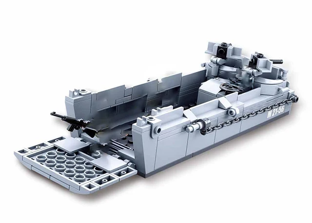 Sluban ノルマンディー上陸作戦 Ww2 軍用車両バンカー砲兵ビルディング 