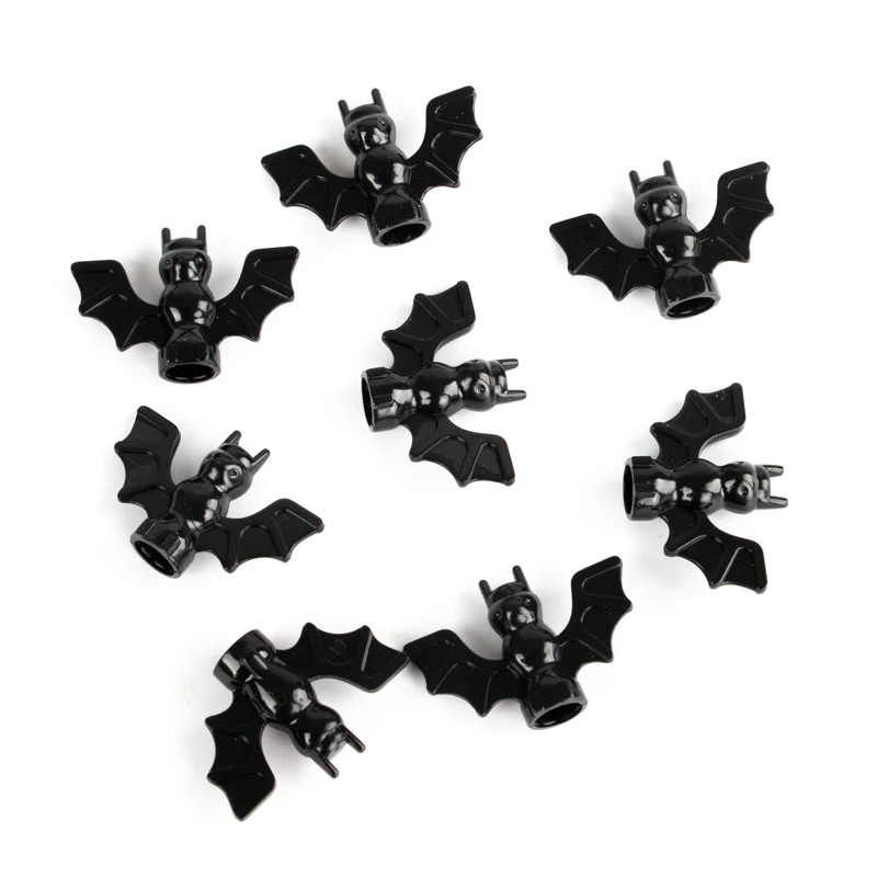 

City Building Blocks MOC Halloween Vampire Bat Forest Snake Spider Mouse Compatible Accessories Animal Children's Toys