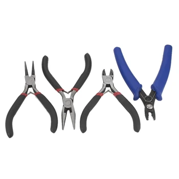 

4Pcs/Lot DIY Handmade Jewelry Hardware Tool Set Jewelry Pliers with Tool Kit