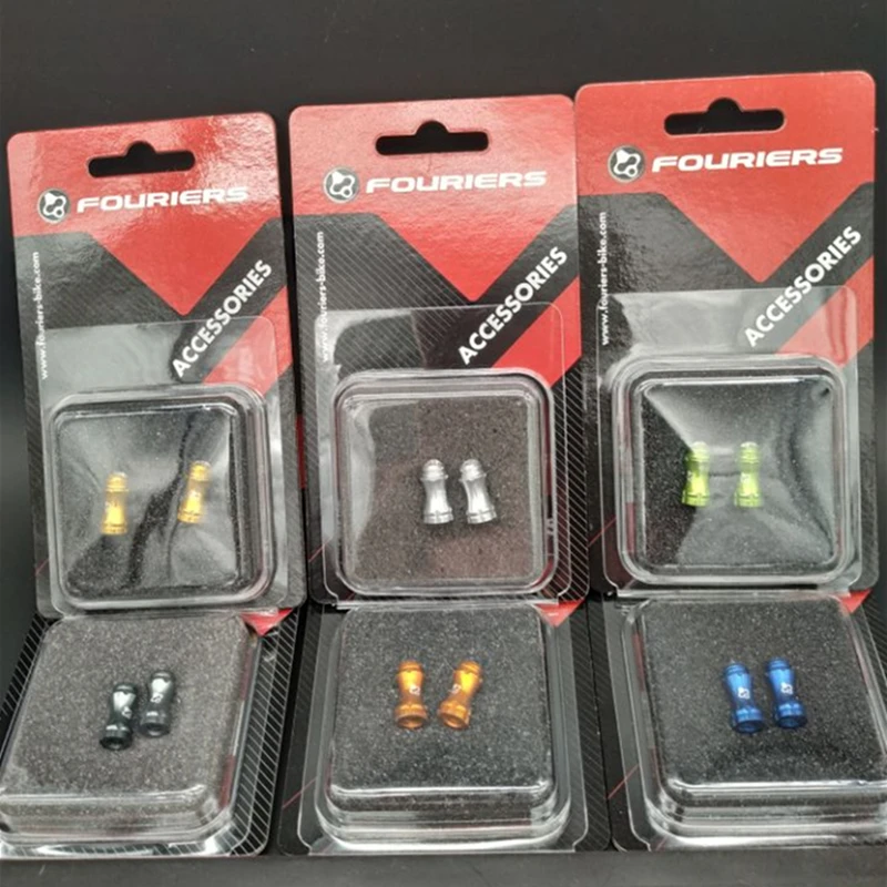 Fouriers VL-PE004 Road Bike Tyre stem Valve Cap Dust Covers For Presta French Valve bike wheel accessories