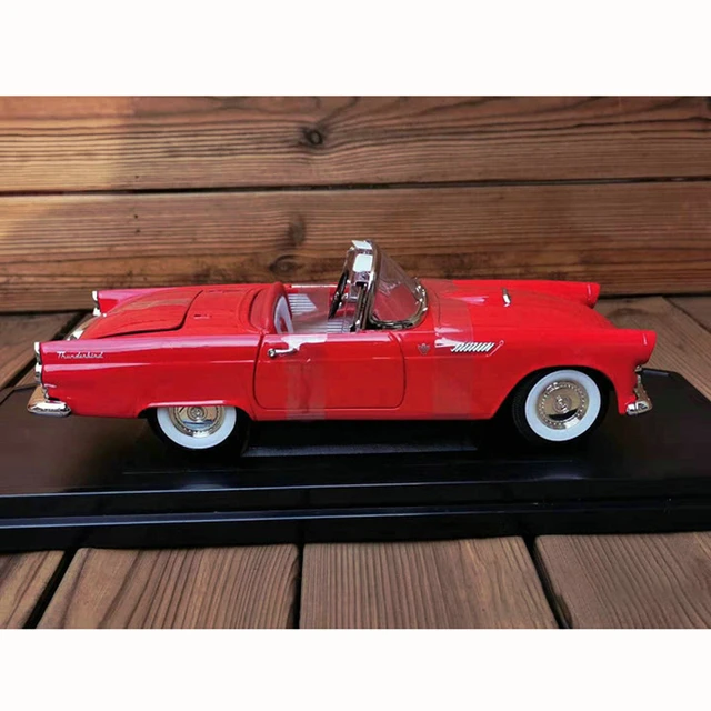 ダイキャスト1:18フォードサンダーバード1957古典合金車モデル車両玩具