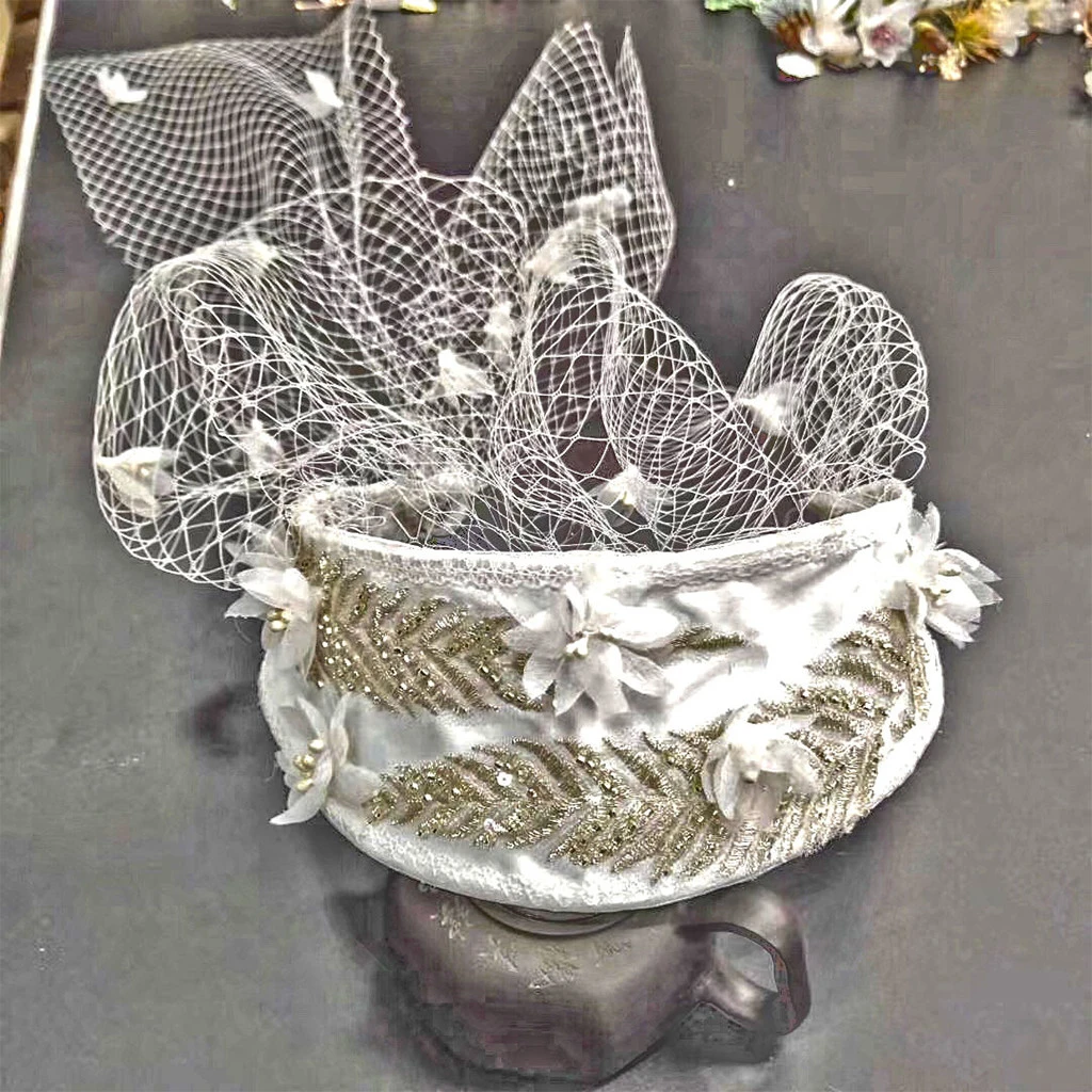 Wedding Hats For Women Vintage Net Bridal Hats Fascinators Accessorie Brides Wedding Birdcage Veil 1001