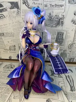 

26cm Azur Lane Tea Party PVC Action Figure Anime Blue Route Figure Model Toys Sexy Girl Figure Collection Doll Gift